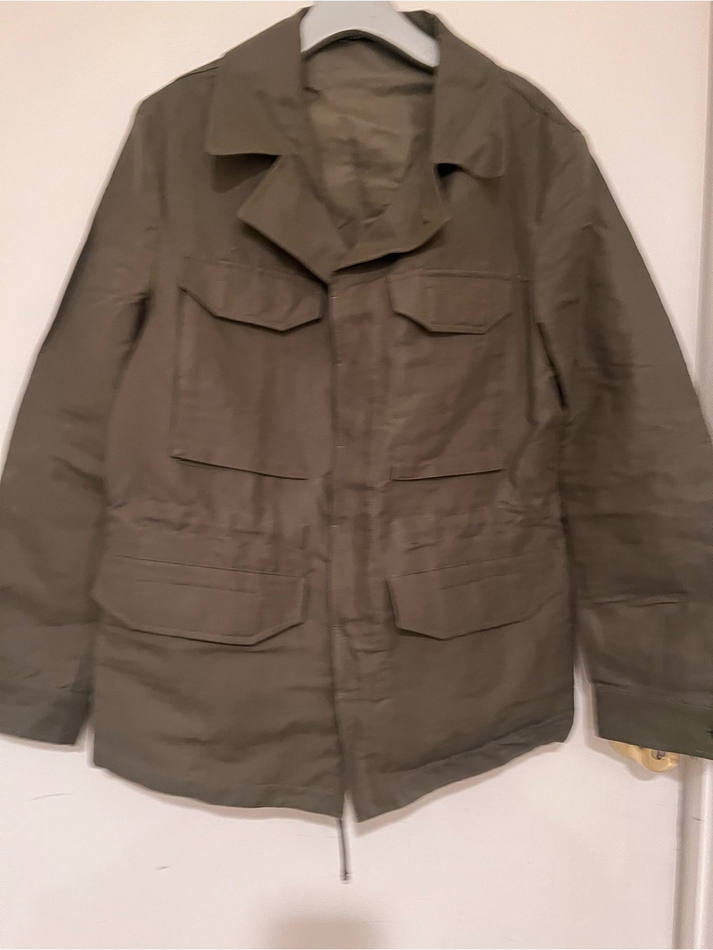 Zara Olive Green Military Field Jacket